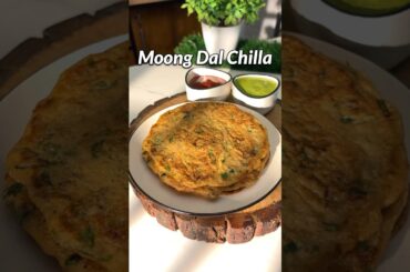 Moong Dal Chilla #chilla #recipe #shorts