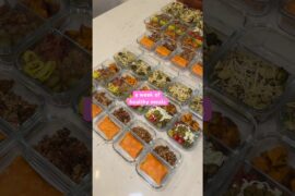 A week of healthy meals to set you up for success #choosehealthy #livehealthy #mealprep