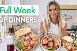 EASIEST Meal Prep for a Family (fat loss friendly dinners everyone will eat)