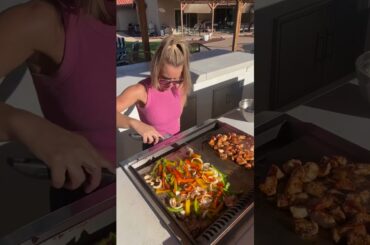 Meal prep on our blackstonegriddle  #mealprep #hibachi #healthier #fitness #mealprepsunday #blacksto
