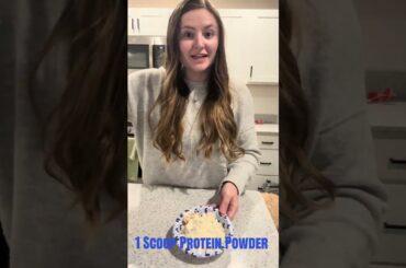 High Protein Low Calorie Sweet Treat (Only 4 Ingredients!)