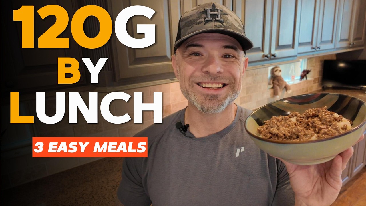 The EASIEST Way to Hit 120g Protein by Lunch! Watch How I Do IT! The EASIEST Way to Hit 120g Protein by Lunch! Watch How I Do IT!
