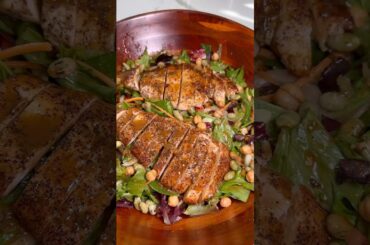 Grilled Chicken Salad with Honey Balsamic Vinaigrette