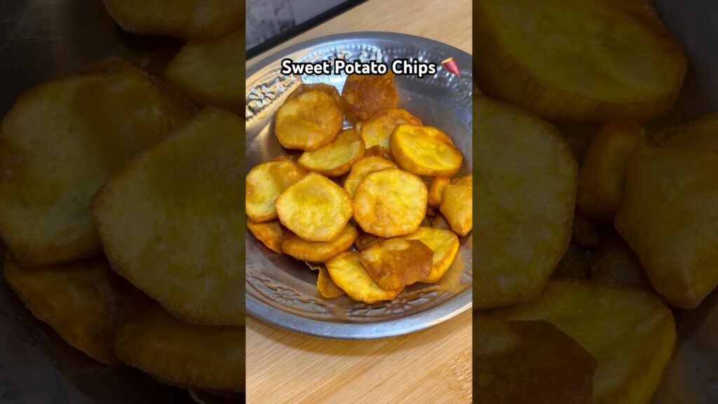 Sweet Potato Chips Recipe | Sweet Potato Chips | Healthy Snacks Recipes| #shorts #food #snacksrecipe
