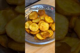 Sweet Potato Chips Recipe | Sweet Potato Chips | Healthy Snacks Recipes| #shorts #food #snacksrecipe