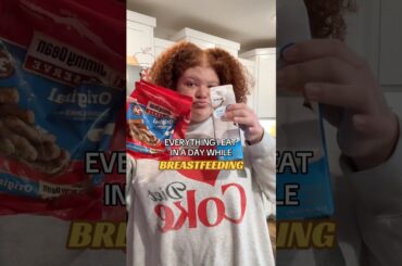 What I eat in a day BREASTFEEDING (trying to eat healthier)