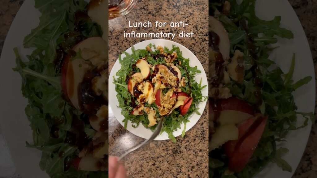 Arugula and nectarines salad recipes. Healthy salad for healthy living. #greensalad #saladdays