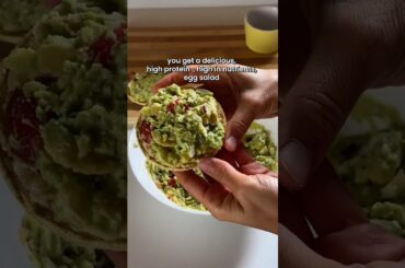 5-Minute High Protein Egg Salad #shorts #healthy #easyrecipe