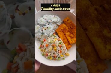 7 days 7 healthy lunch options#whatsinmyplate #weightlossjourney #youtubeshorts #whatieatinaday