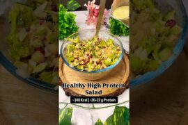 Healthy High Protein Salad Recipe | Weight Loss & Muscle Gain | Quick Salad #shorts #foodshorts