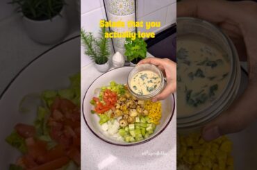 High Protein Creamy Tofu Salad | Air Fryer Salad Recipe | Healthy & Delicious