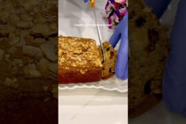 Moist Oat Banana Bread#cake #oatbananabread #healthy #healthyfood#oatsrecipe#shorts