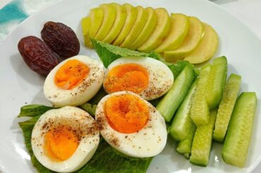 6 Different high protein & healthy breakfast ideas.