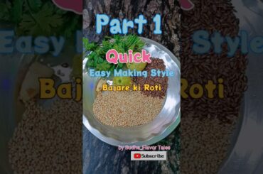 Bajare Ki Roti The Quick Recipe for Winter #healthy #quick