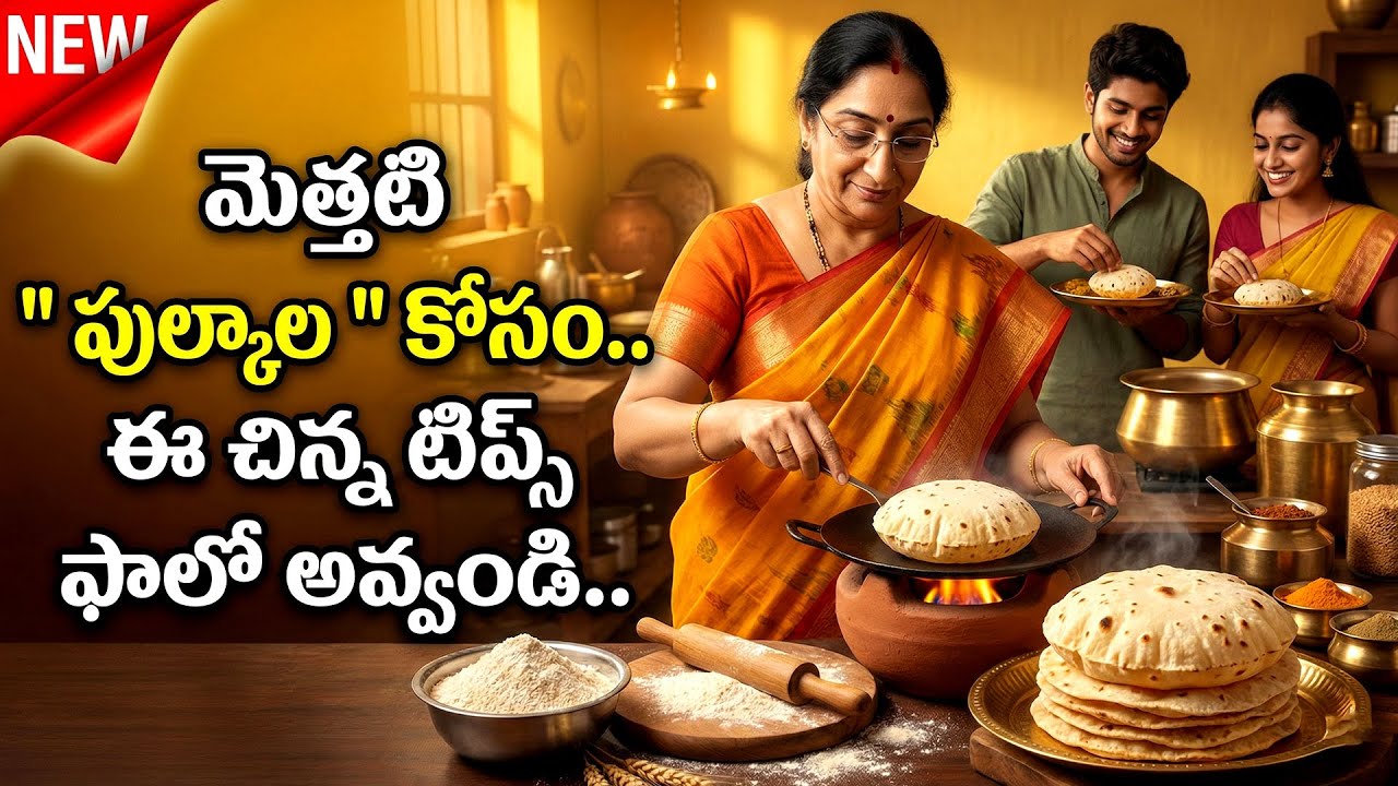 Perfect Soft Pulka’s Recipe in Telugu | Healthy Indian Bread | Ramaa Raavi Perfect Soft Pulka’s Recipe in Telugu | Healthy Indian Bread | Ramaa Raavi