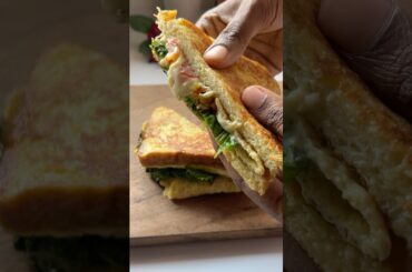 Viral 5 minute breakfast recipe | bread egg sandwich | #shorts #shortvideo #viral #trending #recipe