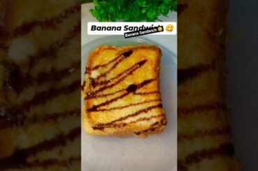 Healthy Banana sandwich #trending #recipe #shortvideo #viral #bananarecipe #sandwich #ytshorts#song