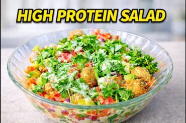 Easy Soya Chunk Salad for Weight Loss | High-Protein Healthy Recipe