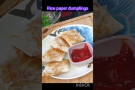 RicePaperDumplings#VegSnacksRecipe#EveningSnacks#EasySnacks#CrispySnacks#VegetarianRecipe