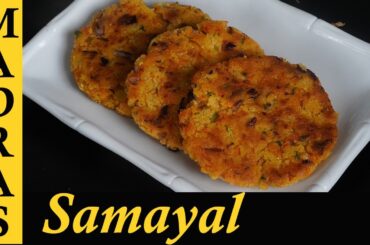 Millet Breakfast Patties Recipe in Tamil | Siruthaniya Recipes | Diet Recipes in Tamil