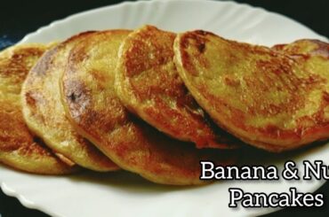 Goan Style Banana & Nuts pancakes | Healthy  Tea Time Snack Recipe | #goanrecipe #fernscooking