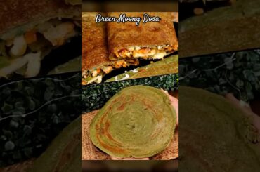 Sprouted Moong Dosa South Indian| Adai Dosa #indiakatadka #food #recipe #healthybreakfast #yummy