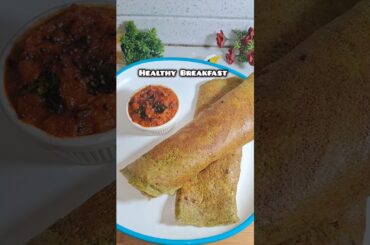 Healthy Moongdal Dosa #shorts #shortvideo #healthyrecipes #dosa