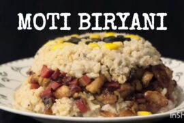 Easy Moti Biryani | Diet Food | Quick Healthy Dinner Idea