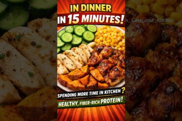 15-Minute Healthy Dinner | Quick & Easy #food #viral