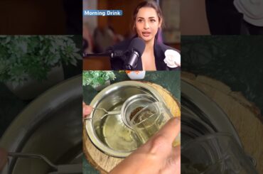 Morning Healthy detox Drink recipe by Malaika Arora #shorts #food #recipe #trending