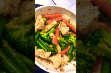 Daily healthy veggie salad #asmr #food #recipe #asmrcooking