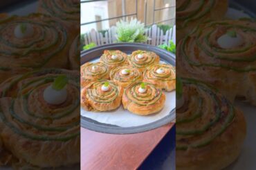 #shorts Paneer Puff Swirls #easyrecipes #ashortaday