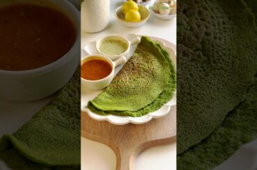 Healthy Moong Palak Dosa banane ki recipe | Healthy Breakfast #recipe #shorts