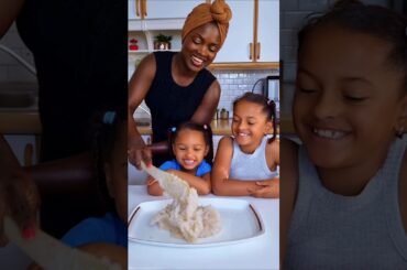 The Ultimate Comfort Dinner: Eba & Okra Soup! #nigerianfood #dinnerideas #shorts #okrasoup #eba