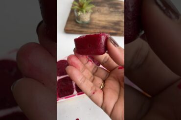 Beetroot Amla Ice cube. #guthealth #healthyrecipes #pcosfriendly #morningdrink #beetrootamladrink