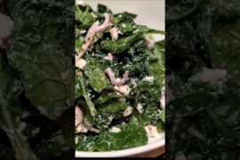 5-Minute Spinach Feta Salad #recipe #salad #easy