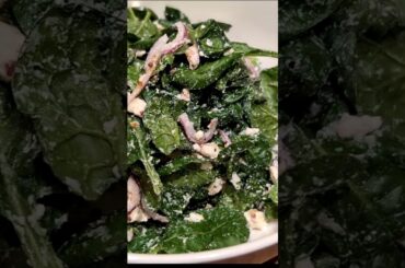 5-Minute Spinach Feta Salad #recipe #salad #easy