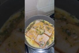 Making Bread Omelette #recipe #breadomelette #healthy #viralvideo #ytshorts #shorts