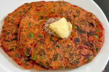 Healthy Breakfast recipes | broccoli cheese Praunthe and coloured makki ki roti recipe |