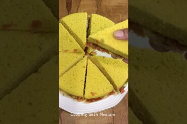 Instant Dhokla Veg Sandwich | Healthy No-Fry Breakfast Recipe