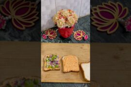 Veg Sandwich|Cafe Style Veg Grill Sandwich|Sandwich Recipe|Creamy Paneer Sandwich Recipe#shorts