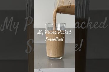 Everything you need to start your day in one smoothie! #food #healthy #recipe