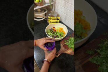 Healthy Dinner Recipe 1/7 - Quinoa Chickpeas salad #healthyeating #saladrecipe #healthylifestyle