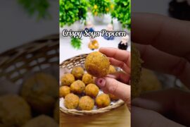Crispy Soya Popcorn ! Easy Veg Recipe ! Protein Rich Evening Snack #shorts #trending #soyabean #food