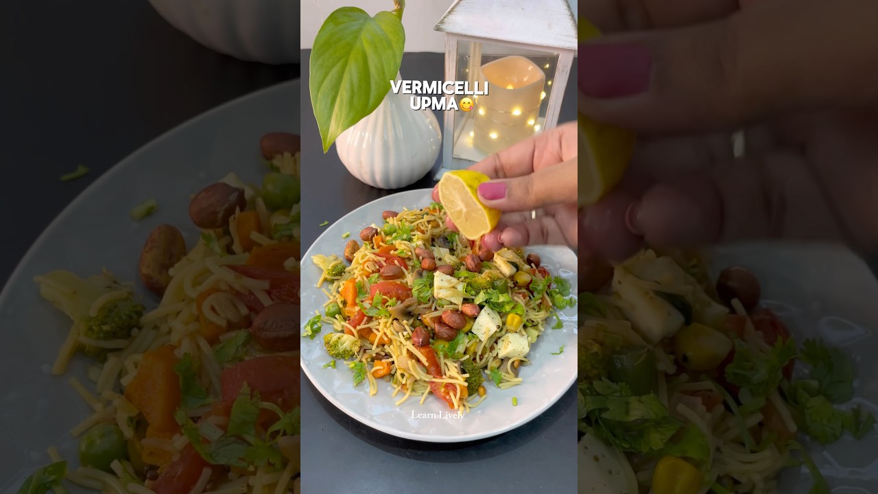 High Protein Vermicelli Upma | Nutritious | Fiber & Protein Loaded | Weight Loss Recipe High Protein Vermicelli Upma | Nutritious | Fiber & Protein Loaded | Weight Loss Recipe