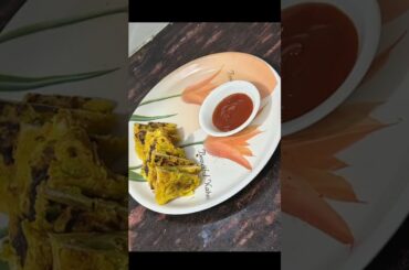 No deep fried bread pakoda... healthy breakfast recipes... #cookingshorts #short #shorts #recipe