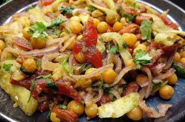 Healthy Salad Recipes | Matar Salad | Yellow Peas Salad Recipe