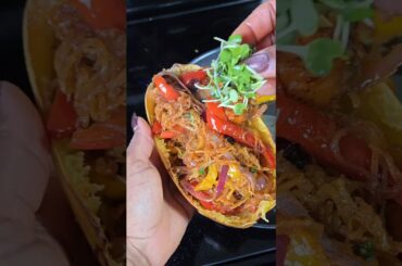 Spaghetti Squash recipe with salmon. Weight Watchers food