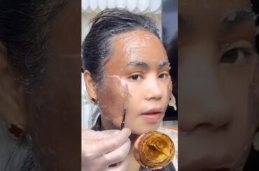 Apply thia recipe 3 times a week, and your skin will look 10 years younger! #Naturalglow #ytshorts
