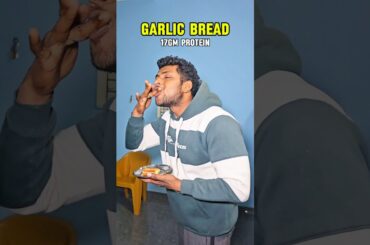 17g Protein in one Garlic Bread! Easy Recipe #Shorts #HighProtein #GarlicBread #healthyrecipes